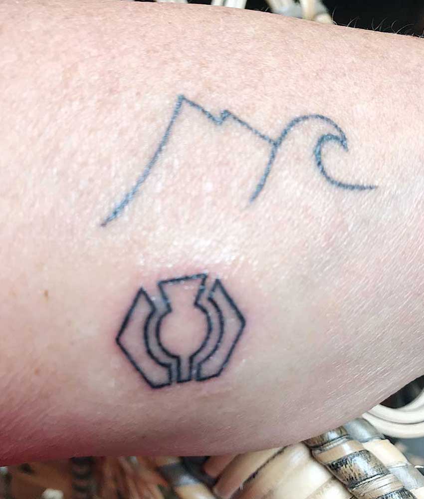 Great Glen Way tattoo